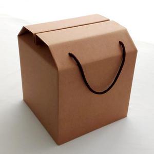 큰 선물포장상자 손잡이 박스 220 크라프트  정사각 대형 케이스 답례품 과자 간식 기프트