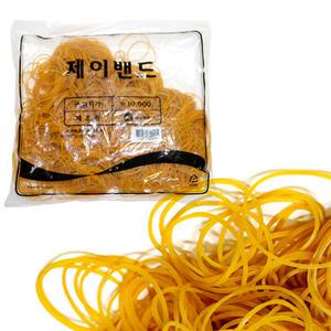 고무밴드 대용량 10000 밴딩 노란 고무줄 7cm