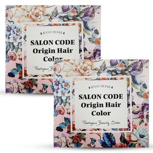 제니하우스 살롱코드 오리진 헤어컬러 염색약 와인브라운 2개/새치커버염색약/무료 dv