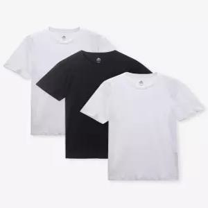 (정상가:17,900원) 베이직하우스 라운드 반팔 3팩 티셔츠 무지티 시리즈
