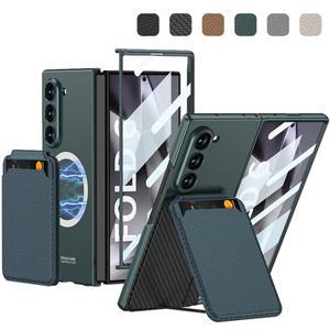 갤럭시Z폴드7 6 5 4 3 제트지 맥세이프 카드포켓 풀커버 하드 핸드폰 케이스