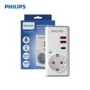 필립스 멀티탭 고속충전 USB 무선 서지보호 1구 3포트 A타입 C타입