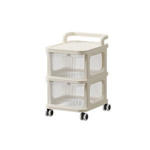 [아도라하우스]서랍형 모던 이동형 트롤리 2단