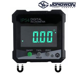 디지털 각도계 IP54 방수 자석 360도 측정 수평