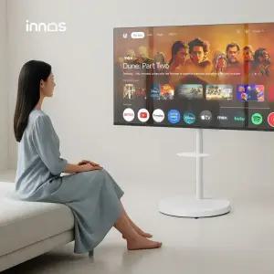 이노스 삼탠바이미 139cm(55인치) UHD QLED 블랙+화이트 스마트 이동식 TV 중소바이미