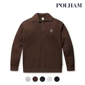 [폴햄][폴햄] 남여공용 플리스 하프집업 그래픽 맨투맨 티셔츠_PHD4TR3030