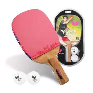 버터플라이 탁구라켓 단면 펜홀더 카본 합판 NAKAMA P-1