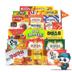 [ 판다네 마켓 ] 팔만 과자 A세트 회사 사무실 탕비실 세미나 학교 학생 어린이 대용량 간식 스낵 다과 과자선물세트