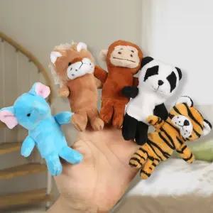 구연동화 동물 손가락 인형 5종 세트/손인형/아기/장난감/완구/역할/놀이/유아/소꼽/애기/케릭터/유치원