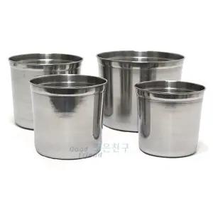 스텐 뼈통 3호/스텐물빠짐수저통/업소용뼈통/스탠수저통/원형수저통/물빠짐통/가정용수저함/뼈담는통/스텐