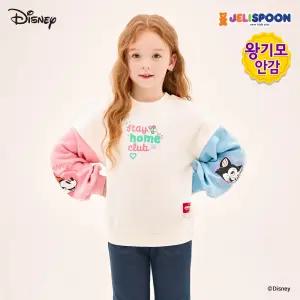 [디즈니]미니 마우스 컬러블럭밍크기모티셔츠 /아동복