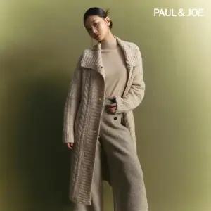 ()(런칭가 89,000원) 알파카 울 블렌딩 니트 코트