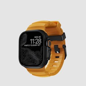 [노마드]애플워치 스포츠 티타늄 밴드 로키 포인트 - 솔 블랙 버클 44 45 46 49 mm