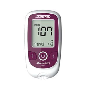 에스디바이오센서 스탠다드 멘토 혈당측정기 단품(기계+채혈기+채혈침10개+파우치+건전지)