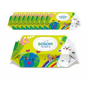 보솜이 꼬마피카소 물티슈 캡형 60매, 10입, 1개