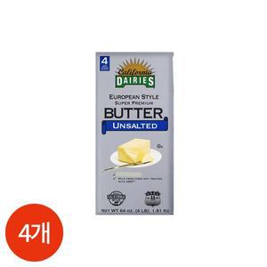 캘리포니아 다이리스 유러피언 무염버터 453g x 4개