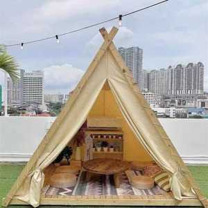 방갈로 펜션 바닥 농막 주택 만들기 이동식 천막 지붕