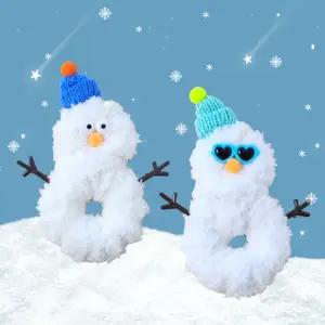 모루 눈사람 오너먼트 만들기 DIY키트 겨울 크리스마스 산타 트리 꾸미기 장식 모루공예