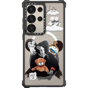 모란카노 갤럭시 S25 울트라 임팩트 제로 맥세이프 디자인 투명 범퍼 콜라주 플러스 케이스