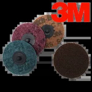 3M 수세미 롤록 디스크 3인치 SC 스카치 브라이트 부직포 RLD 75mm 롤락 원형