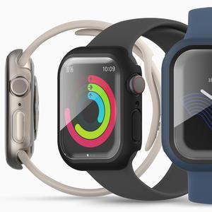 애플워치 울트라 2 10 9 8 7 6 SE 5 4/49 46 45 44 42 41 40 mm/최고급/강화유리 일체형/액정/베젤/보호 풀커버/슬림/투명/블랙/예쁜 컬러/정품/명품/범퍼/아머/인기/케이스
