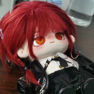 20cm 솜인형 마키마 전기톱 선물 장난감 인형 드레스 빨간 업 남자 머리