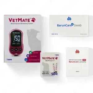 강아지 고양이 당뇨예방 벳메이트 동물전용 혈당계 50매 세트