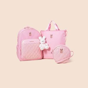 [백화점출고] 빈폴 키즈 신학기 책가방 리본 퀼팅 여아 세트 핑크 어린이 학생 가방 초등학생 초등 백팩