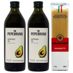[페페브루노] (아보카도 오일 1L x 2 아르만도 스파게티 500g) 실속세트 F