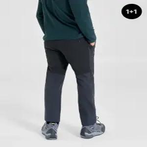 [마운틴벨리][1+1][기모안감] 톤온톤 컬러 MIX 기모 본딩 디자인 등산낚시 팬츠