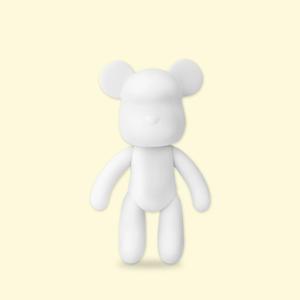 베어브릭 곰인형 14x23cm 대 푸어링 아트 무지 베어 곰돌이 DIY 만들기