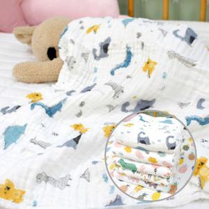 나비드림 거즈블랭킷 주름6겹 아기이불 신생아 이불 담요 사계절 6중거즈 110x110