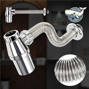 [기타]세면대 배수구 교체용 고급 스테인리스 배수관 (WFGRHNO)