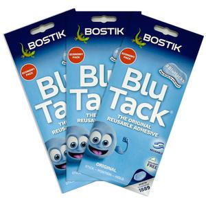 블루택 오리지날 90g 3개 재사용 점토점착제 블루텍