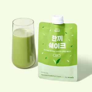 식물성 단백질 쉐이크 파우치 맛있는 다이어트 프로틴 쉐이크 아침 식사 대용 제주녹차 7개