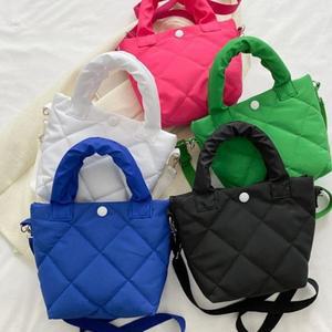 여성 패딩 데일리 누빔 퀼팅 크로스백 기방