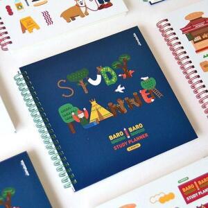 신학기 스케쥴러 노트 일러스트 스터디 플래너 공부 학습