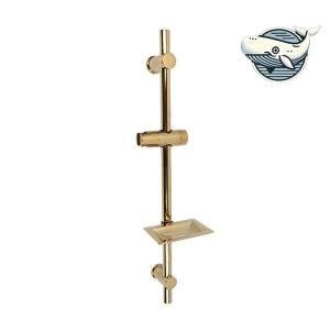 [기타]세련된 골드 샤워기 거치대 슬라이드바 욕실 (WFH1W17)