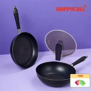 [해피콜]매그넘 티타늄 인덕션용 후라이팬 3종세트(F28/W28/L28)