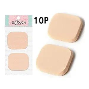 NBR사각퍼프 10P 퍼프 분첩 화장소품-W02AE66