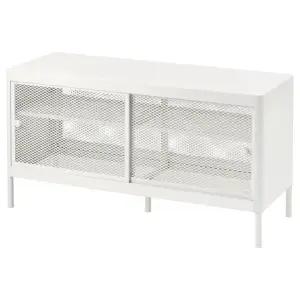 MACKAPAR 마카페르 수납벤치+미닫이도어 100x37cm/신발장/티비장/수납장