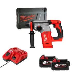밀워키 M18 BLH-502X SDSPLUS 로터리함마 5A 2개세트