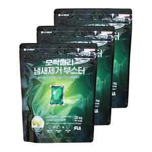 엘지 피지 모락셀라 냄새제거 부스터 캡슐세제 일반 드럼 겸용 26개입 3개 세탁세제 빨래