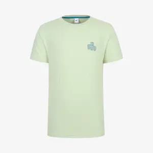 [프로스펙스]남자 그린 캐쥬얼 코튼폴리 반팔티셔츠 / 남성 여름 스포츠 면