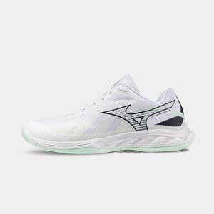 미즈노 웨이브 팡 EL2 배드민턴화 화이트 라임 71GA242315