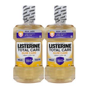 리스테린 토탈케어 검케어 마일드 750ml 2개 / 가글 구강청결제