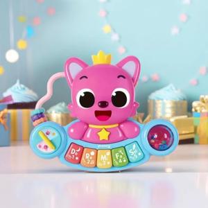 핑크퐁 EQ 영어피아노 멜로디 악기놀이 영어동요 건반악기 유아 장난감 소근육 감각발달