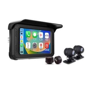 오토바이 5인치 무선 오토 카플레이 모니터 내비게이션 안드로이드