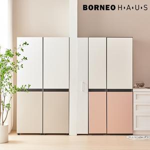 [보루네오]엘리브 비주 슬라이드 틈새 키큰 주방 수납장 600X1800 bk174(수도권무배)