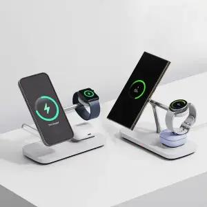 [알로코리아][다운로드 쿠폰 증정] Qi2 3in1 맥세이프 20W 고속 무선 멀티 충전기 UC320WQi2